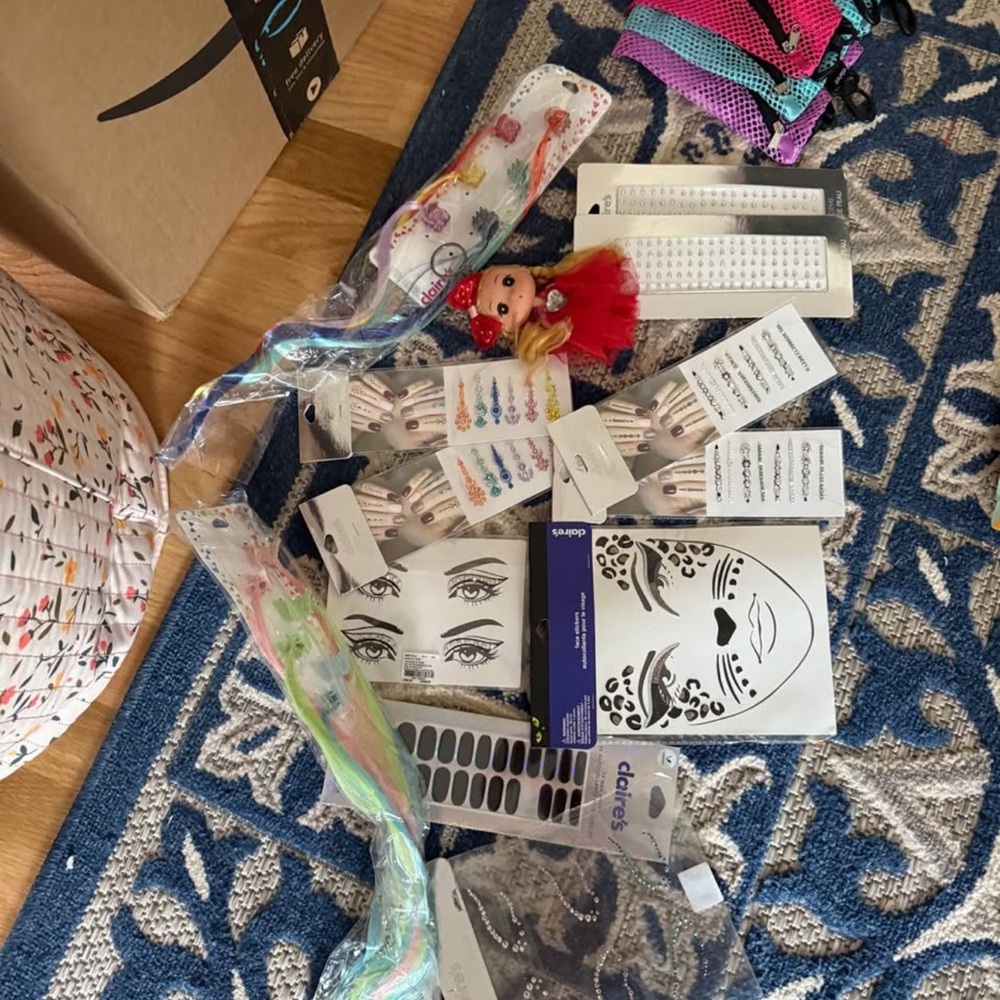 Assorted Beauty and Craft Supplies